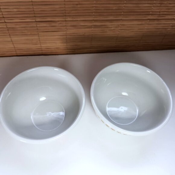 Royal Doulton Bowls Mayfair Pattern Set of 2 Hotel ware England MCM Steelite - Picture 4 of 8